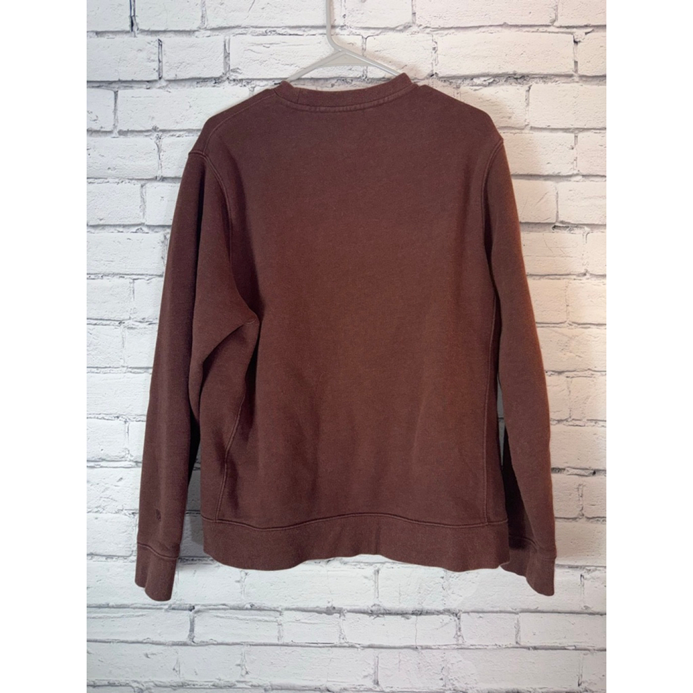 VRST Mens Dark Red Brown Crewneck Pullover Sweatshirt Size Large Athletic - Picture 4 of 6